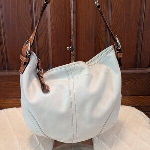 Coach SoHo Hobo Medium Bag Legacy Y2K white Leather 3651 - excellent condition